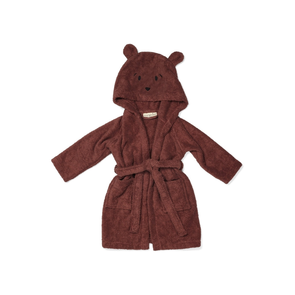 nuuroo Achaia terry bathrobe Towel Mahogany