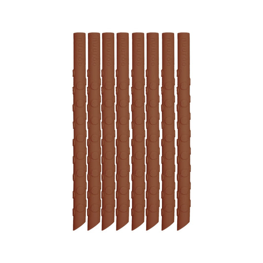 nuuroo Ada silicone straw - 8 pack Straw Caramel Café