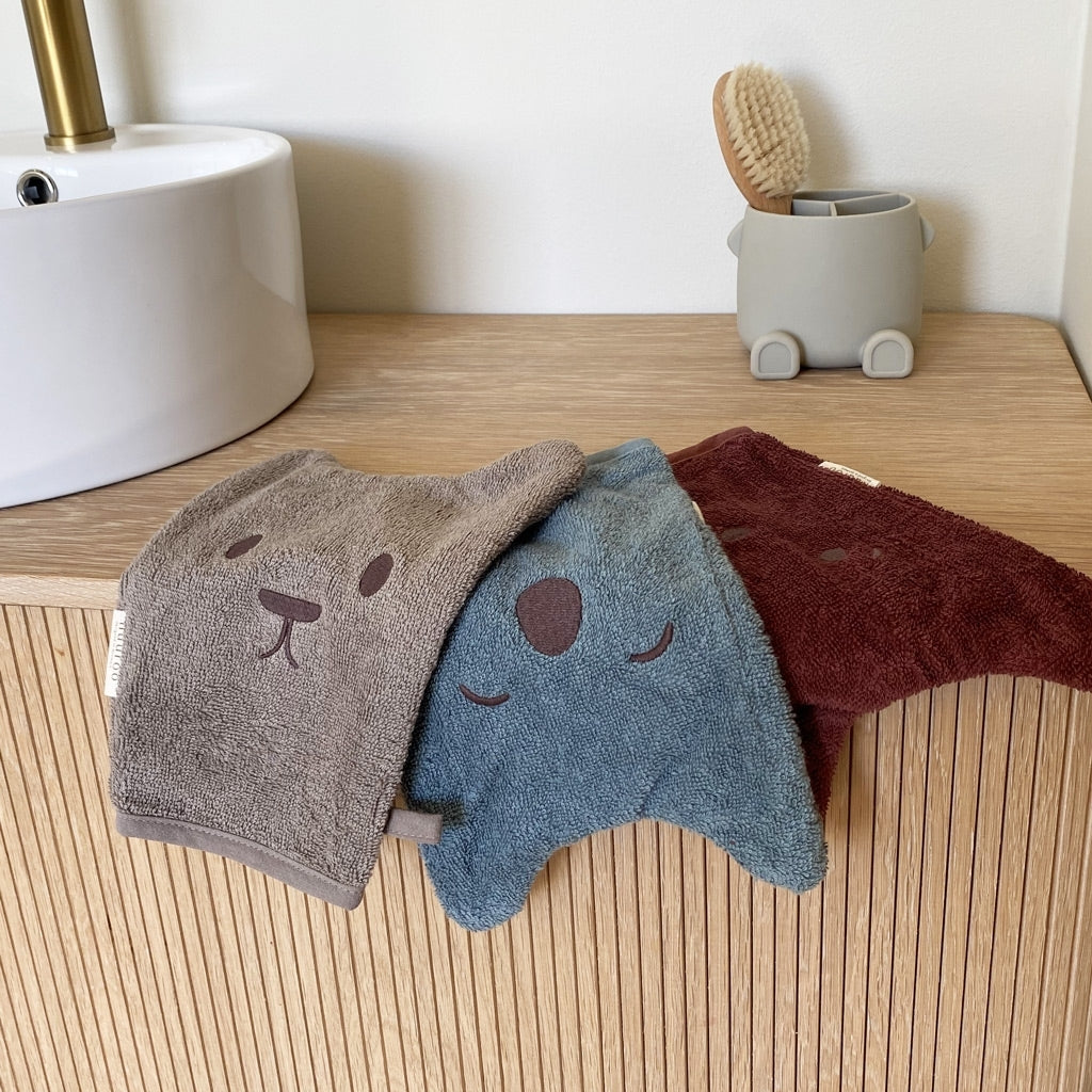 nuuroo Agnes face cloth - 2 pack Face cloth Cobblestone / Lead