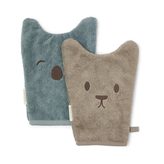 nuuroo Agnes face cloth - 2 pack Face cloth Cobblestone / Lead