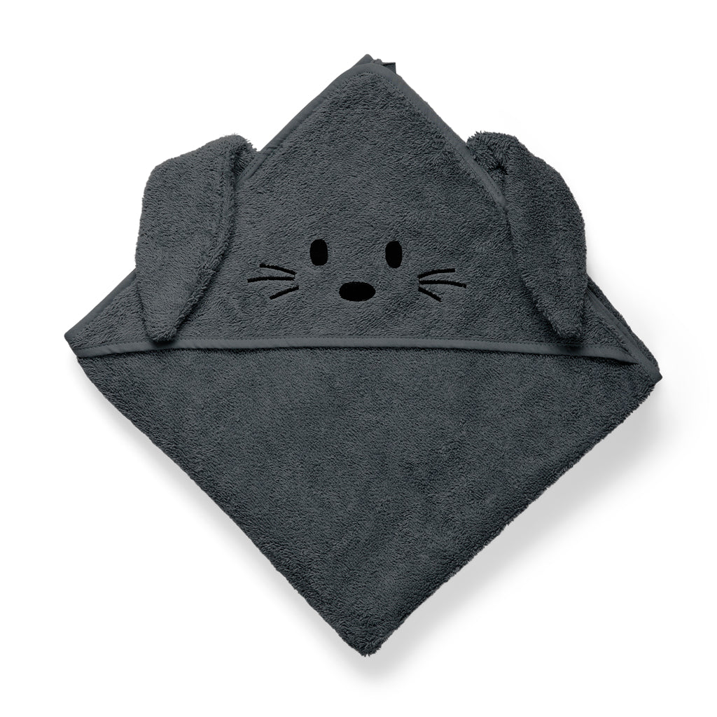 nuuroo Aki hooded baby towel Towel Asphalt