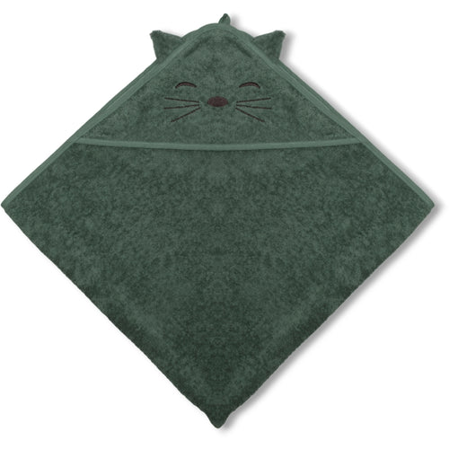 nuuroo Aki hooded baby towel Towel Tea leaf