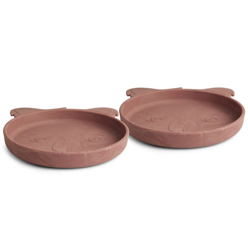 nuuroo Akila silicone plate - 2 pack Plate Red mix