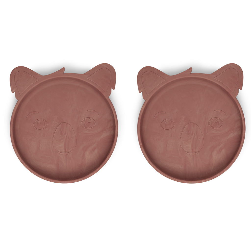 nuuroo Akila silicone plate - 2 pack Plate Red mix