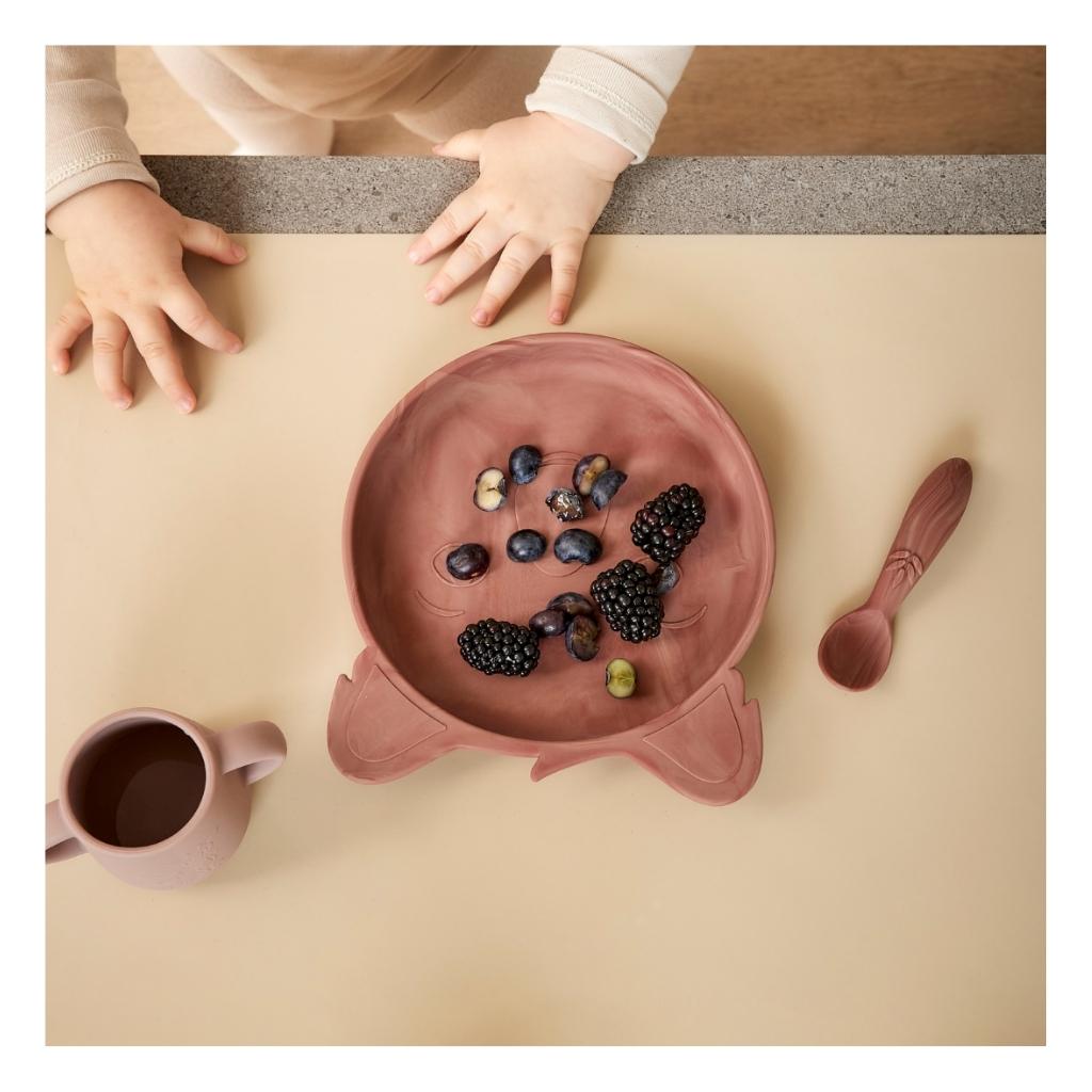 nuuroo Akila silicone plate - 2 pack Plate Red mix