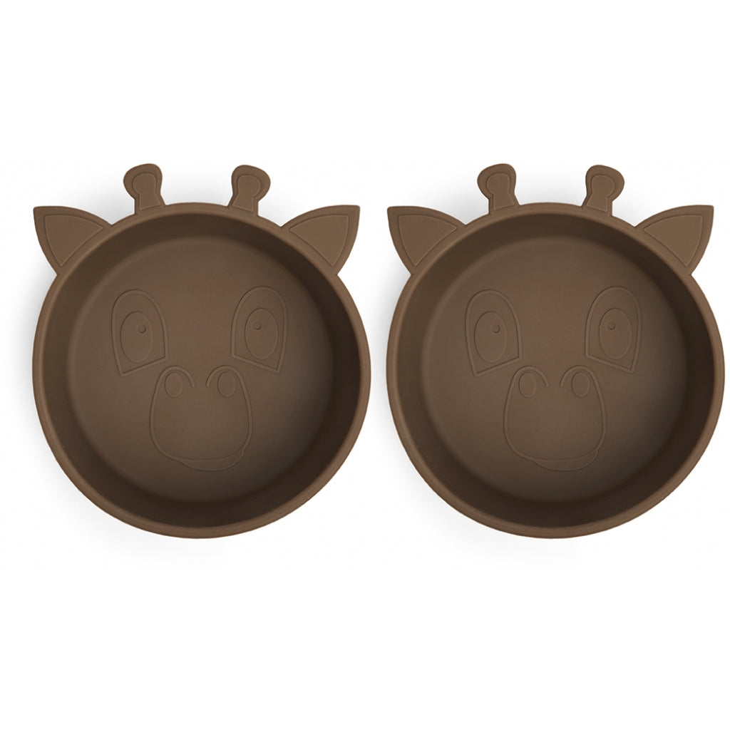 nuuroo Alex silicone deep plate - 2 pack Deep plate Acorn