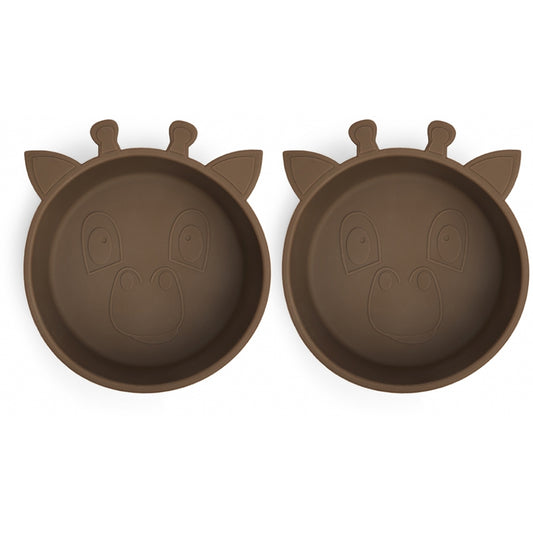 nuuroo Alex silicone deep plate - 2 pack Deep plate Acorn