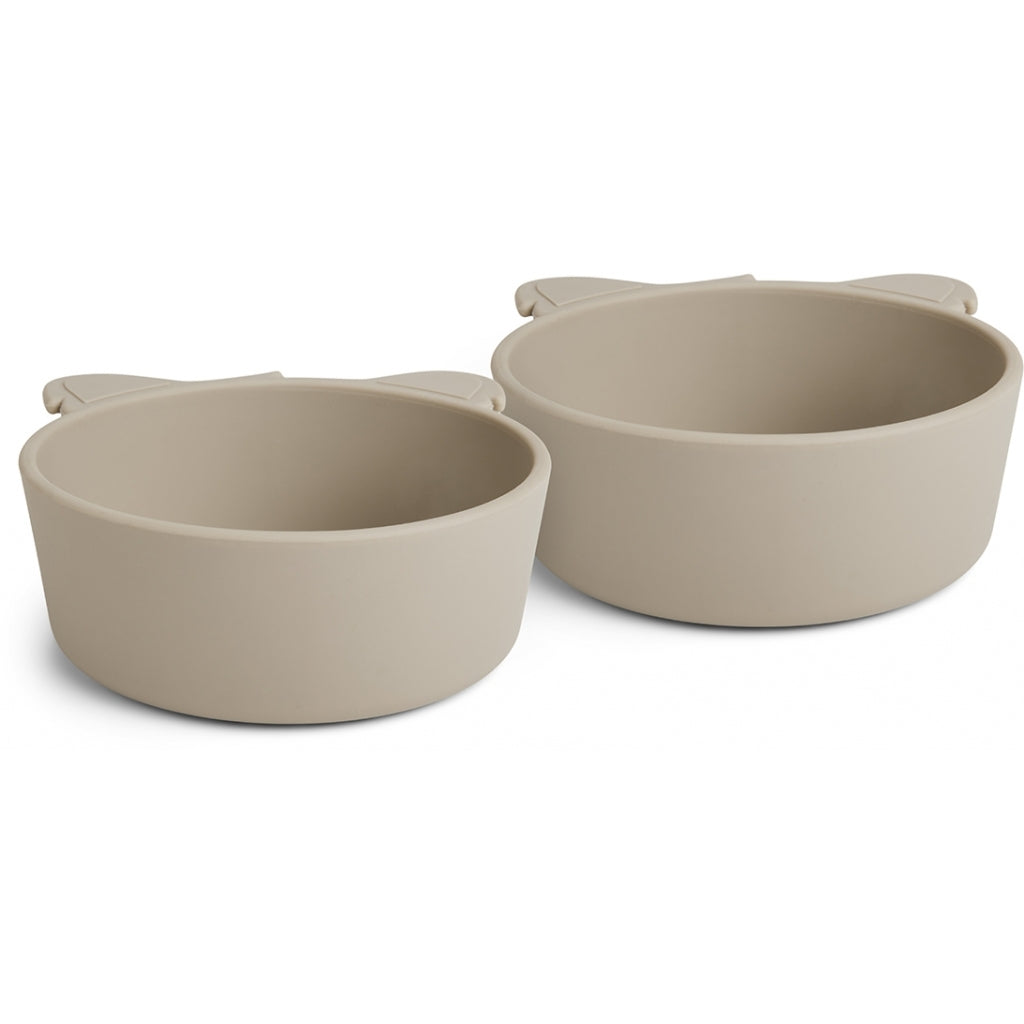 nuuroo Alex silicone deep plate - 2 pack Deep plate Cobblestone