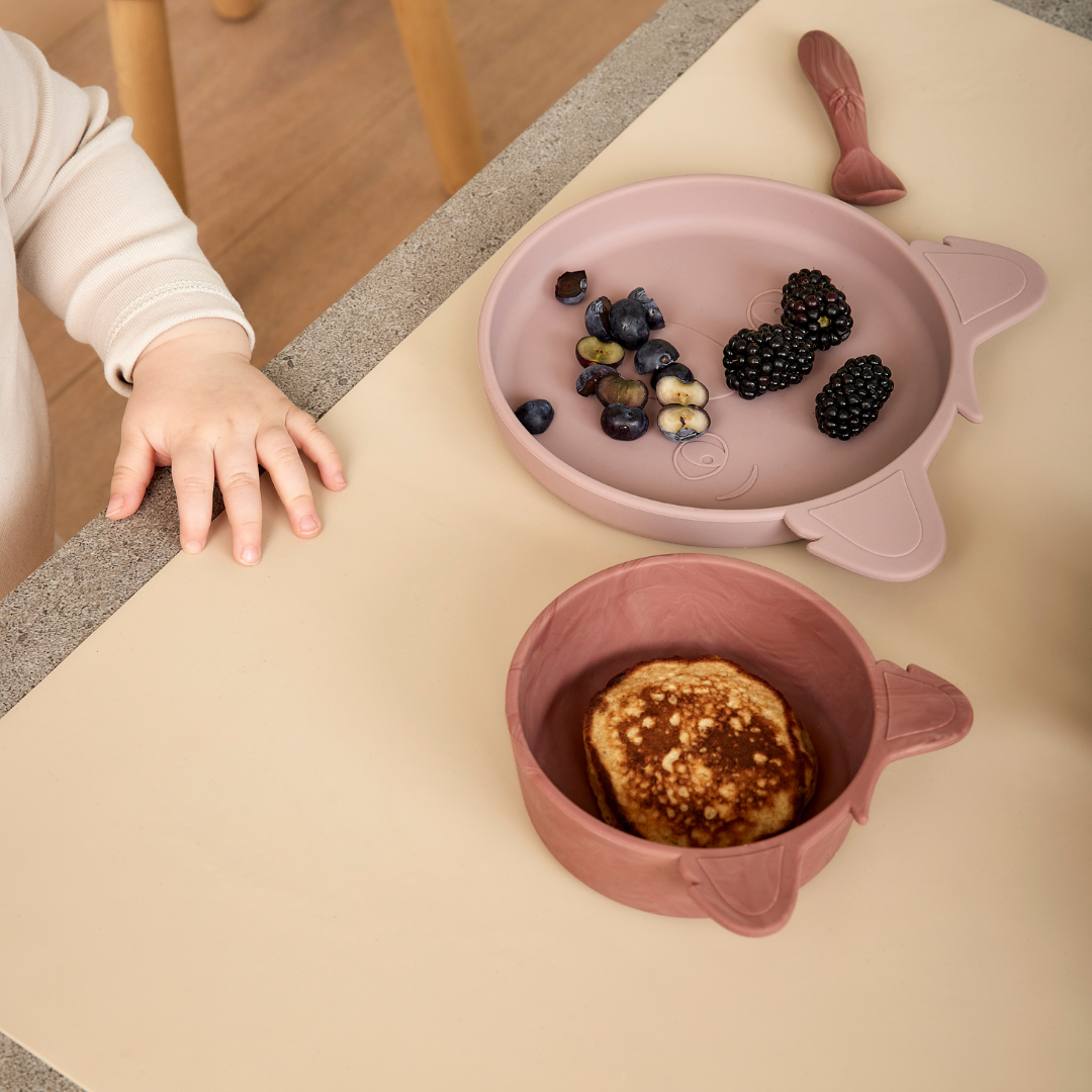nuuroo Alex silicone deep plate - 2 pack Deep plate Red mix