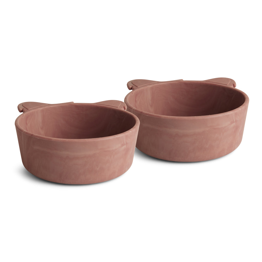 nuuroo Alex silicone deep plate - 2 pack Deep plate Red mix