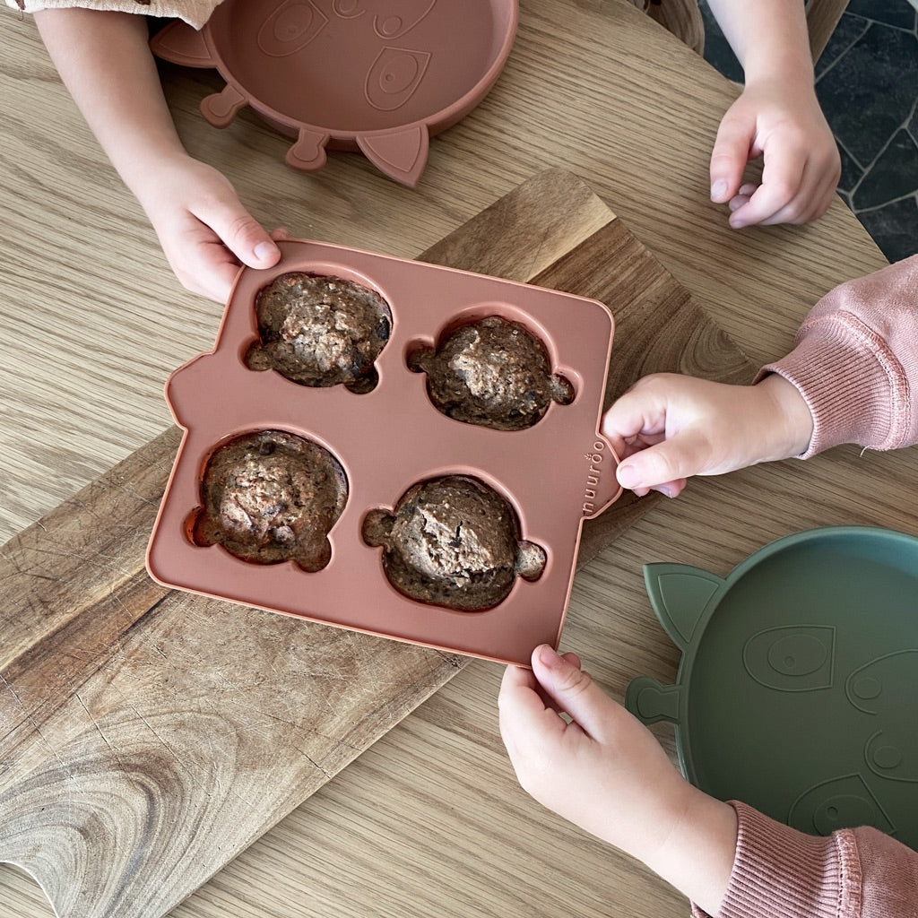 nuuroo Anan silicone baking tin - 2 pack  Caramel Café