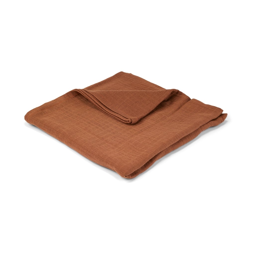 nuuroo Barri muslin swaddle Swaddle Caramel Café