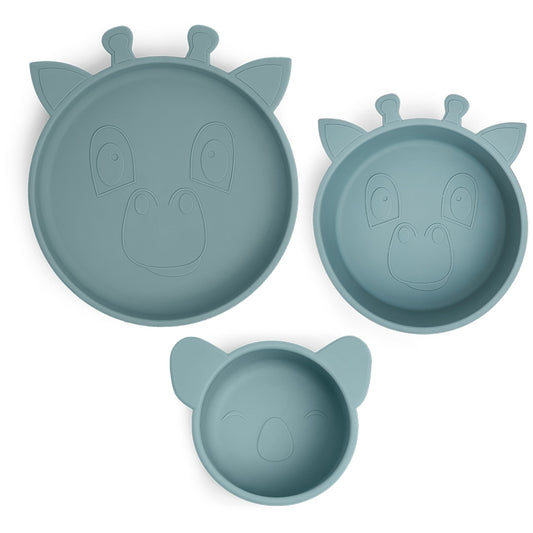 nuuroo Benni silicone dinner set 3-pack Dinner set Lead