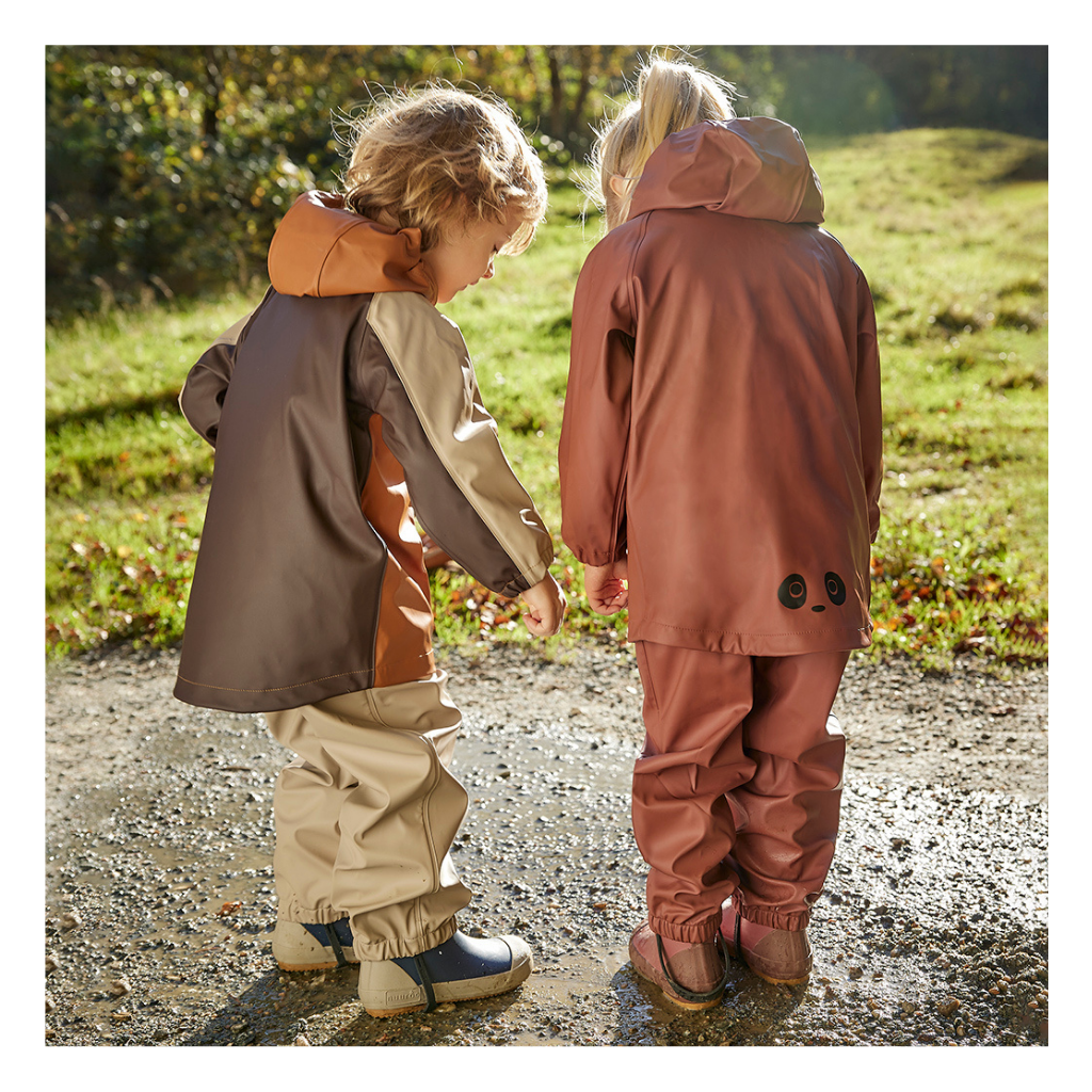 nuuroo Carla rain set - junior Rain wear Cobblestone - Multi mix