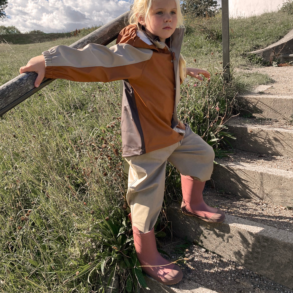 nuuroo Carla rain set - junior Rain wear Cobblestone - Multi mix