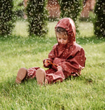 nuuroo Carla rain set - mini Rain wear Mahogany