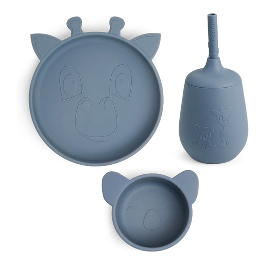 nuuroo Dian silicone dinner set 3-pack Dinner set Bering Sea