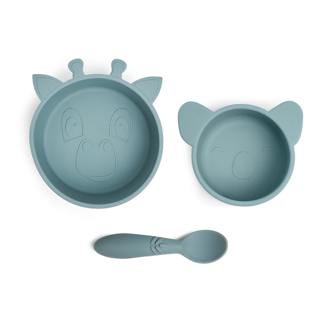 nuuroo Eddy silicone dinner set 3-pack Dinner set Lead