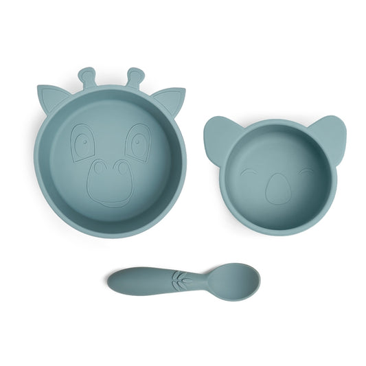 nuuroo Eddy silicone dinner set 3-pack Dinner set Lead