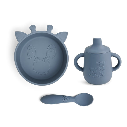 nuuroo Elias silicone dinner set 3-pack Dinner set Bering Sea