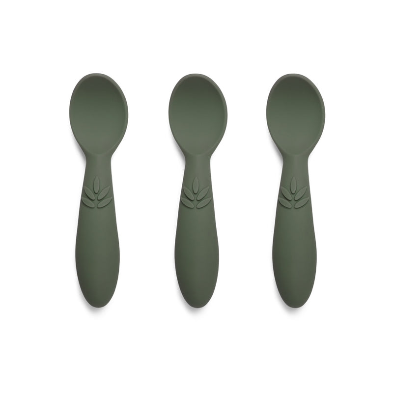 nuuroo Ella silicone spoon 3-pack Spoon Dusty green