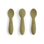 nuuroo Ella silicone spoon 3-pack Spoon Olive green