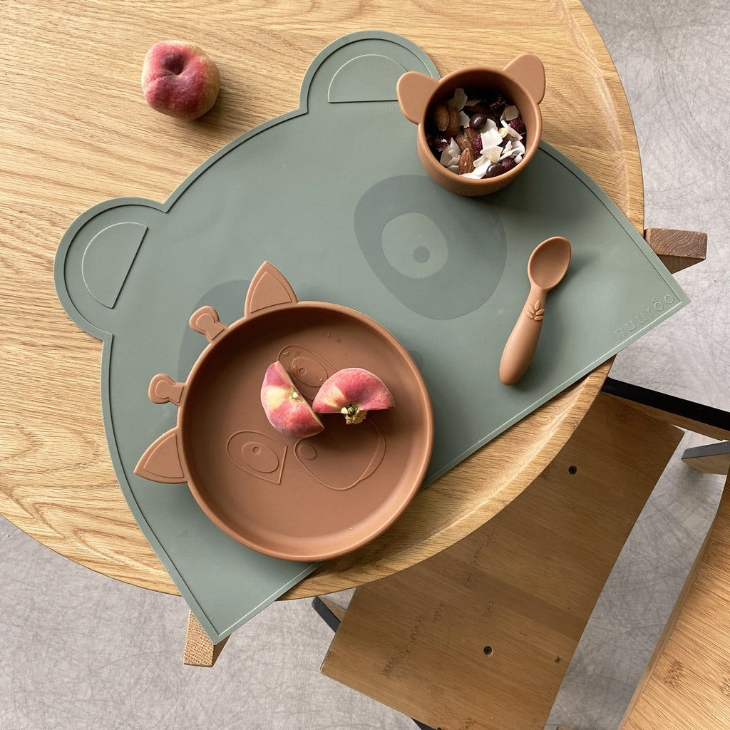 nuuroo Ester ear silicone placemat Placemat Dusty green
