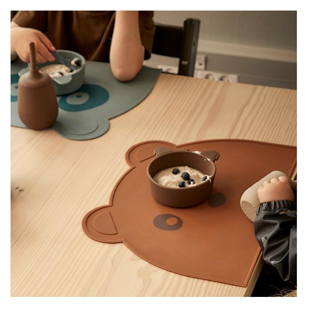nuuroo Ester silicone placemat Placemat Caramel Café