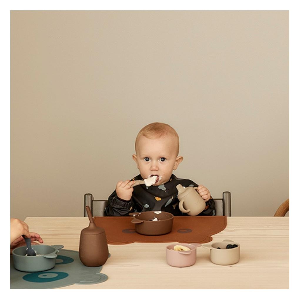 Nuuroo - Ester ear silicone placemat - Lead - LUXBABY