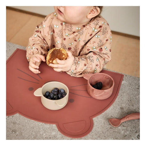 nuuroo Ester silicone placemat Placemat Mahogany