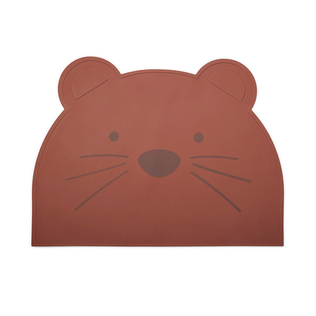 nuuroo Ester silicone placemat Placemat Mahogany