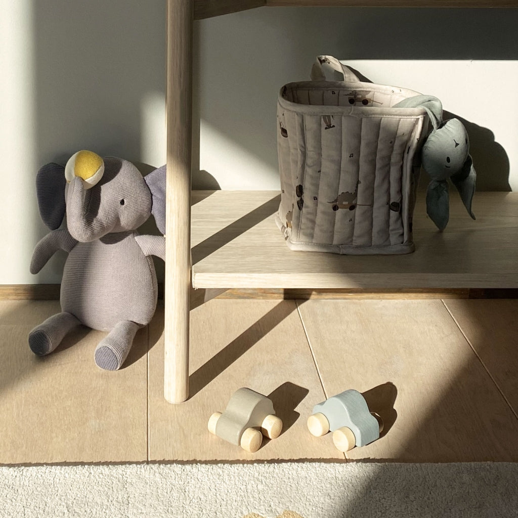 nuuroo Fille knitted elephant Teddybear Grey