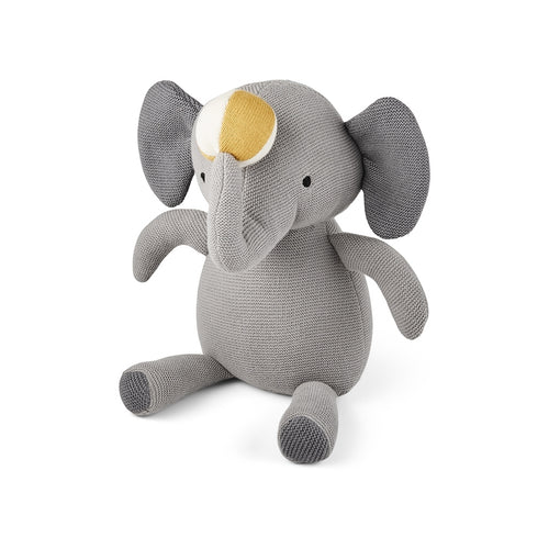 nuuroo Fille knitted elephant Teddybear Grey