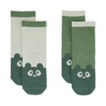 nuuroo Freja socks - 2 pack Socks Light green / Warm green