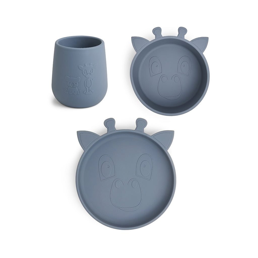 nuuroo Judi silicone dinner set - 3 pack Dinner set Bering Sea