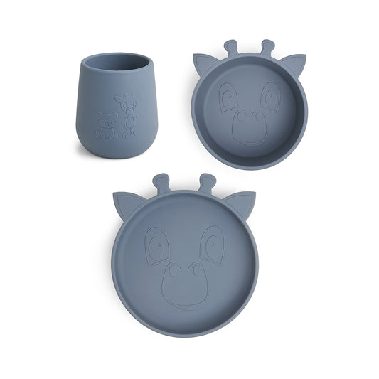 nuuroo Judi silicone dinner set - 3 pack Dinner set Bering Sea