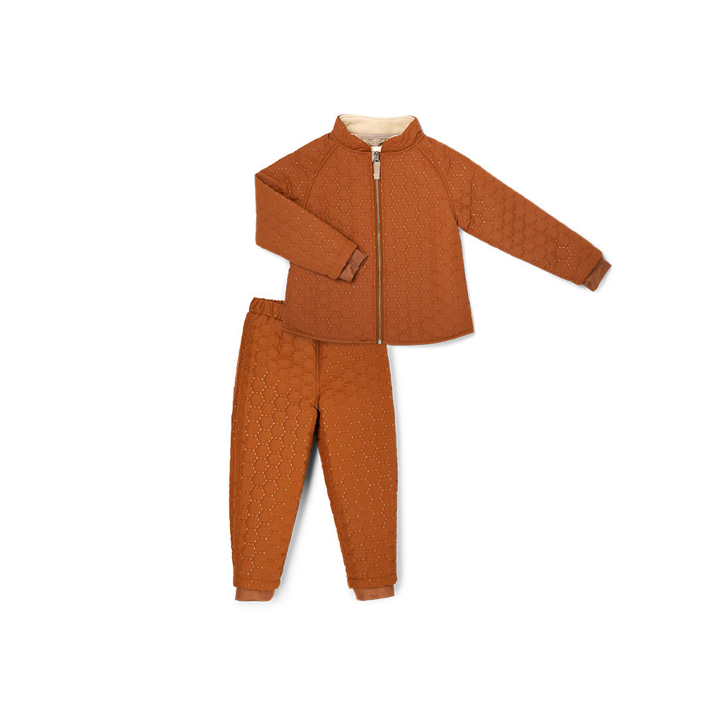 nuuroo Liv thermo set - mini Thermo wear Caramel Café