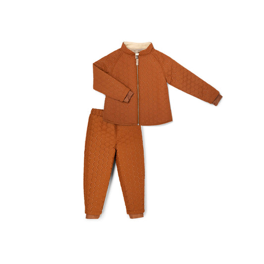 nuuroo Liv thermo set - mini Thermo wear Caramel Café