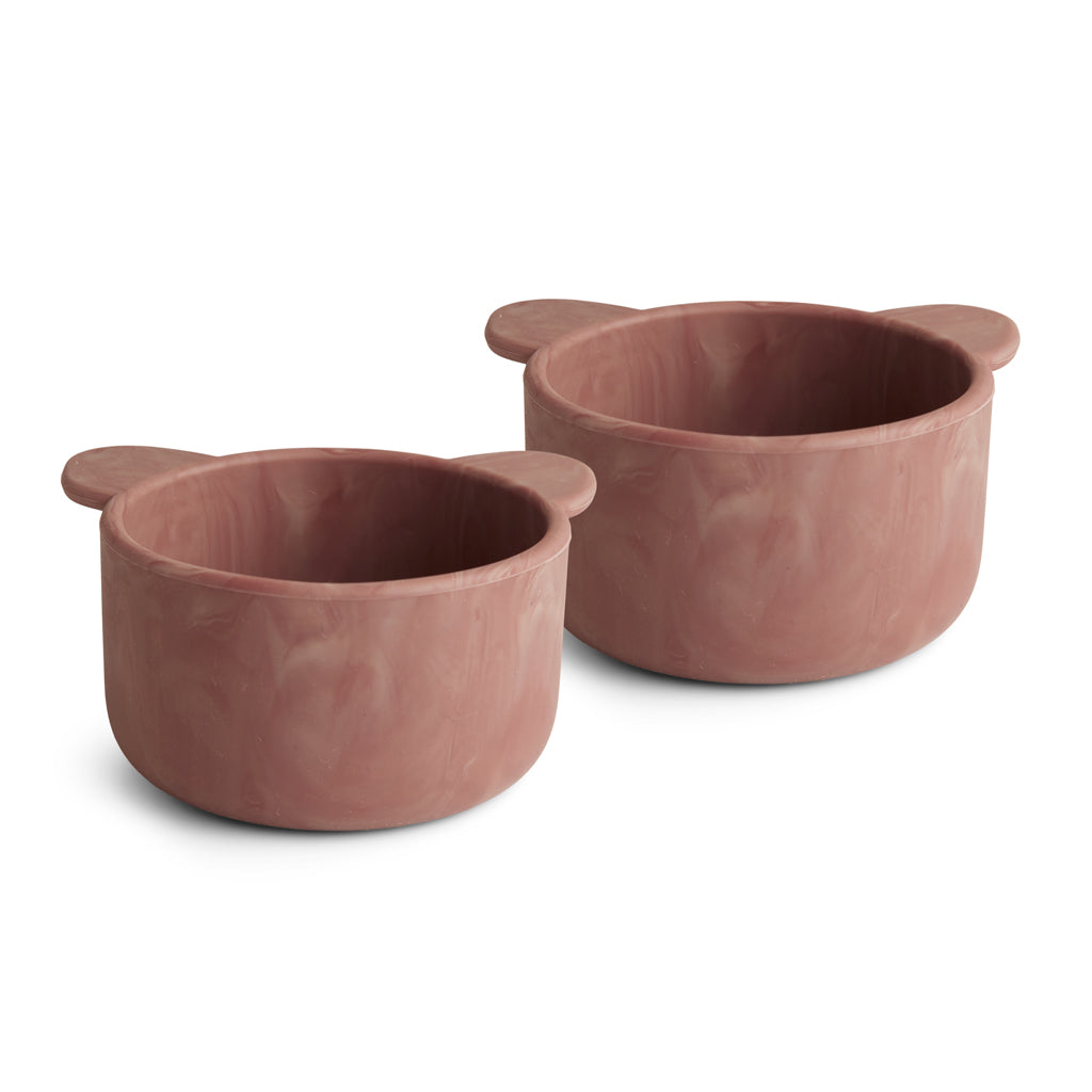 nuuroo Rosa silicone snack box - 2 pack Snackbox Red mix