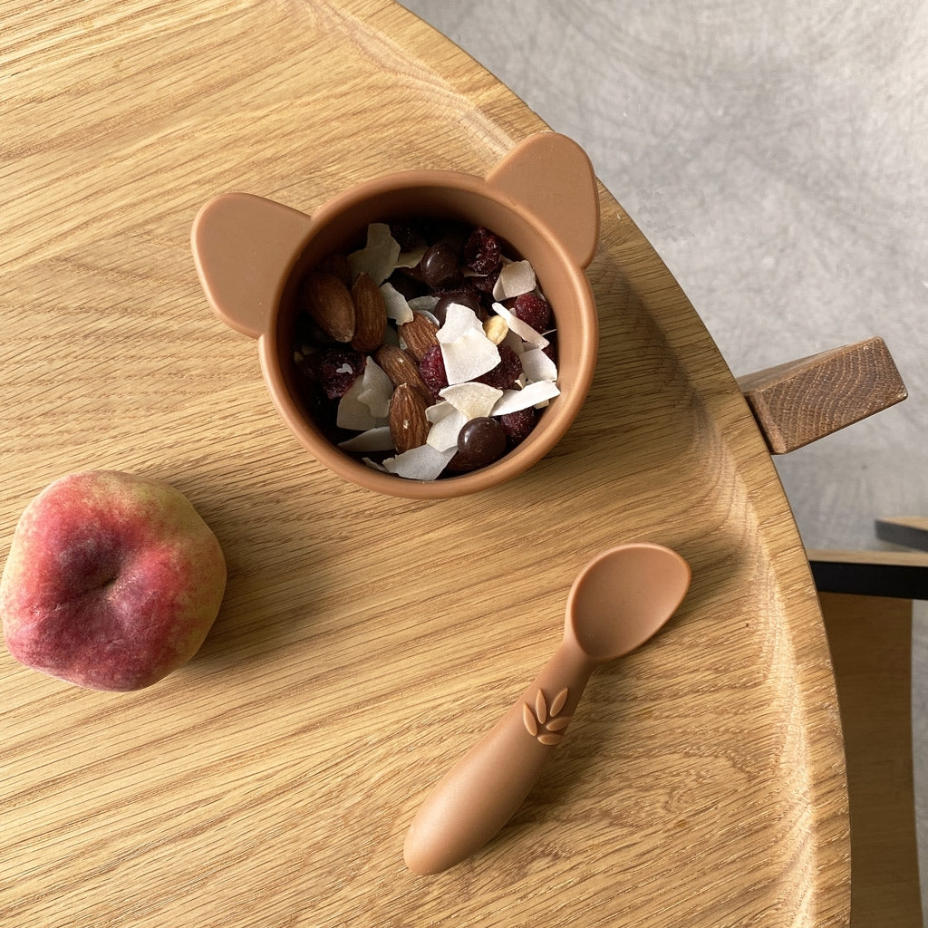 nuuroo Rosa silicone snack box - 2 pack Snackbox Caramel Café